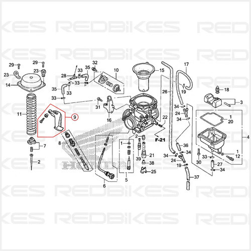 Cebador Manija Honda Tornado Xr 250 Original Honda Japon Cd 1