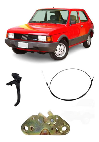 Kit Cerradura Capot Fiat 147 Spazio Vivace 0