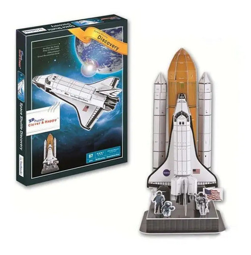 Puzzle Maqueta 3d - Nave Esp. Discovery- 87 Pzs  Tiraboschi 0