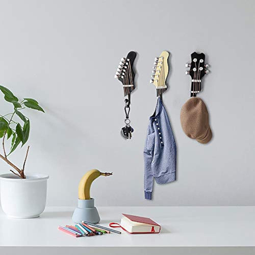 Kungyo Guitarra Vintage En Forma De Ganchos Decorativos Perc 1