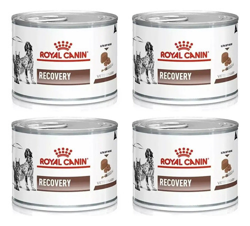 Alimento Royal Canin Lata  Recovery Perro Gato X 4 Latas 0