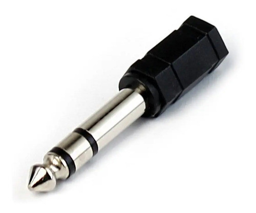 Adaptador Mini Plug 3.5 Hembra A Plug 6.5 Macho Estéreo 0