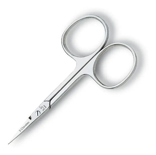 Tijera Para Uñas Recta 3 Claveles 2075 De 3.5 Pulgadas 0