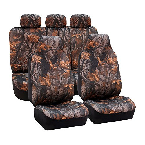 Fh Group Universal Fit Juego Completo Car Seat Cover Caza Ca 0