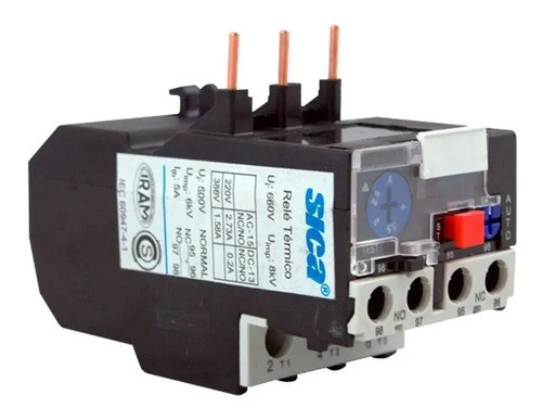 Rele Termico Regulable 4 - 6 Amp Sica 0
