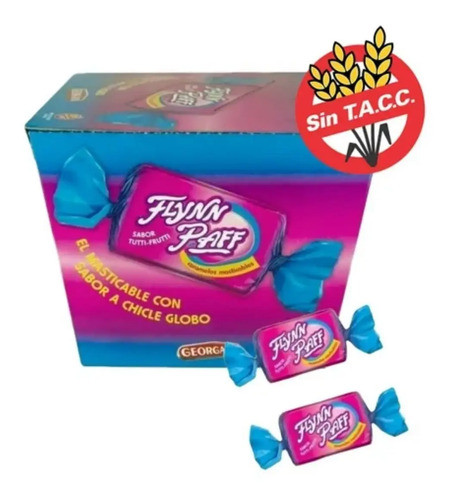 Pack Caramelos Flynn Paff Sin Tacc X 70u Fiestissima Liniers 0