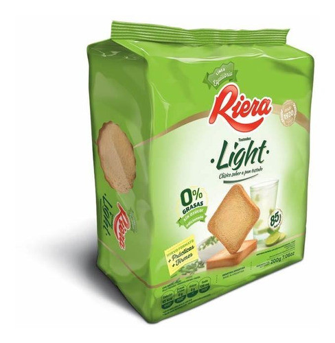 Pack X 18 Unid Tostadas  Equillight 200 Gr Riera 0