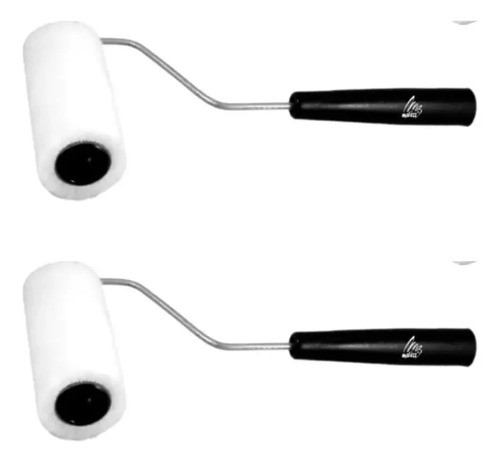 Mini Rodillo Epoxi Fibra Pelo Corto 5cm X 2 Unid Matezz 0