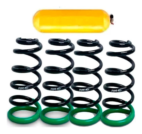 Kit 4 Espirales Rm Vw Gol - Traseros Reforzados Gnc 0