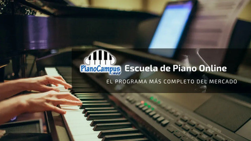 Curso De Piano  Desarrollo Completo 60 Horas Vídeo Hd + Pdfs 0