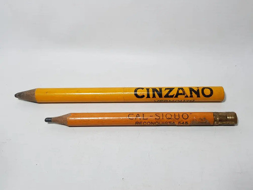 Antiguos Lápiz Publicitarios Cinzano Cal-siquo X 2 Mag 59039 0