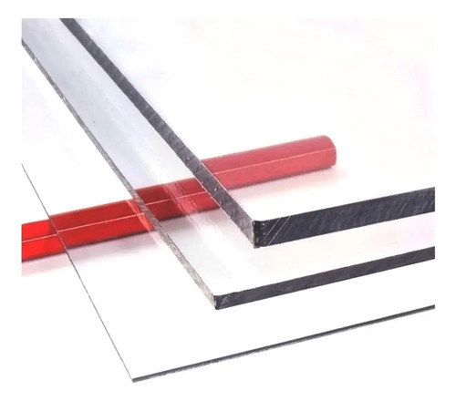 Policarbonato Compacto 2mm Cristal 1.00 X 3.00mts Importado 0