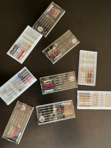 Mini Costureros Cartera Surtidos Hilos Aguja Botón Alfiler 1