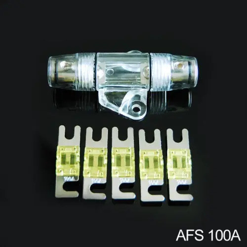 Pc 4 Awg O Calibre 8 En Línea 1 Afs Fusible Soporte Latón Ni 1