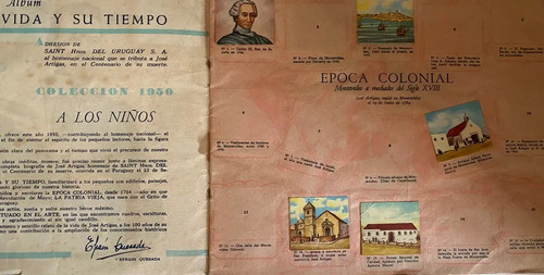 Álbum Antiguo De Figuritas, Artigas 1950, Ca2 1