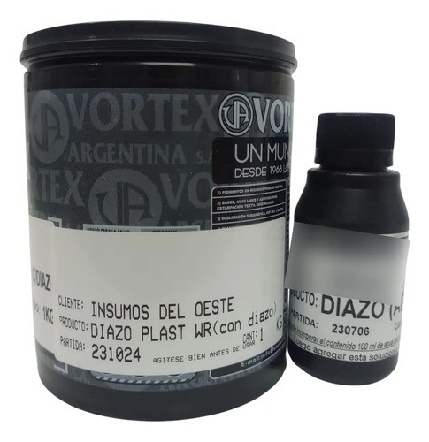 Emulsion Al Diazo Serigrafia Textil Diazoplast Wr 0