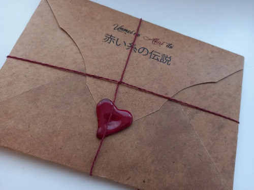 Carta Leyenda Hilo Rojo Regalo Original 0