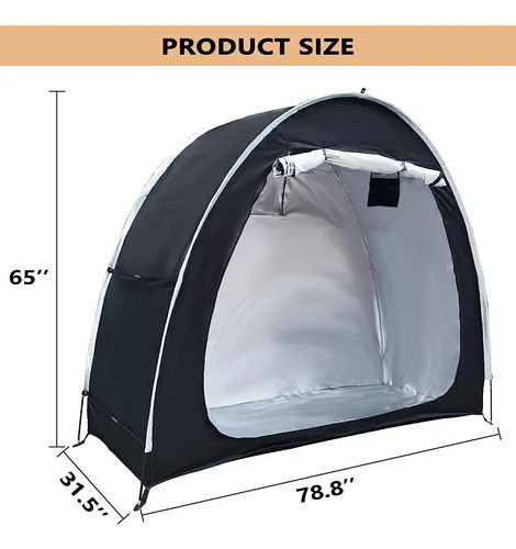 Prolee Bike Tent 6.6ft Impermeable 210d Oxford Fabric, Cubie 1
