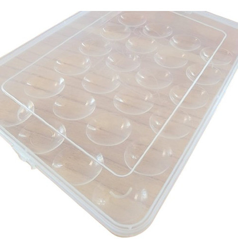 Contenedor Con Tapa De Huevos / Huevera Baja - Organize It 0