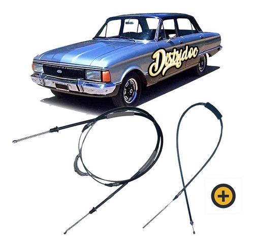 Juego Cables De Freno Falcon Originales Efa 81/90 0