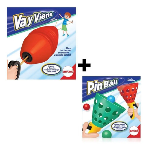 Super Combo Juegos Aire Libre Pinball + Va Y Viene 2 Jugador 1