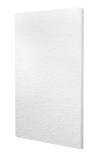 Placa Telgopor Poliestireno Eps 1x1x75mm 15kg/m3 Pack X 5 0