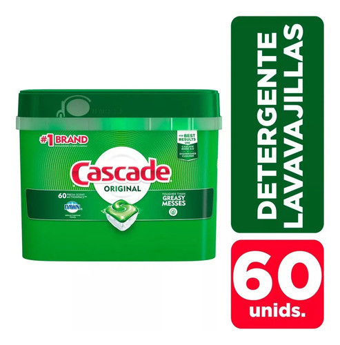 Lavavajillas Detergente Cascade + Sal + Abrillantador Combo 1