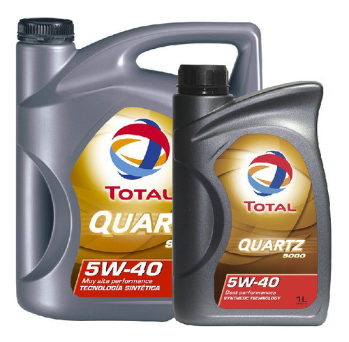Kit 4 Filtros + 5l Aceite Total 5w40 Renault Duster 1.6 1