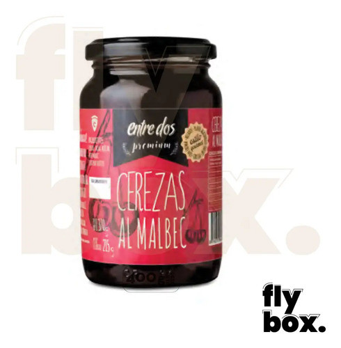 Cerezas Al Malbec Entre Dos De 400grs En Frasco De Vidrio 0