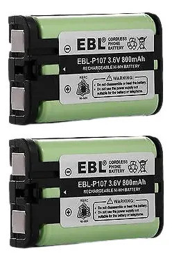 2pack 3.6v Hhr-p107 Batería Para Panasonic Hhrp107 Hhrp107a/ 1