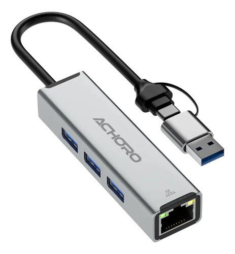 Achoro Gastador De Puerto Usb Con Lan, Adaptador De Puerto U 0