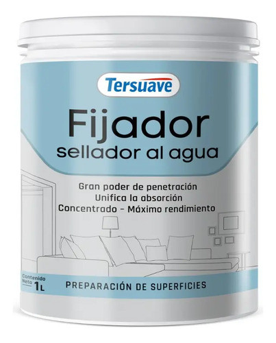 Fijador Sellador Concentrado Al Agua Tersuave 1l  Davinci 0