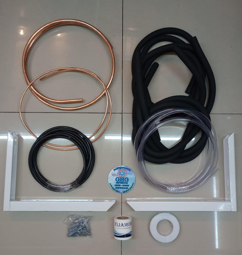 Kit De Instalacion Cobre 5500fg 2mts Con Mensula Ghg 1