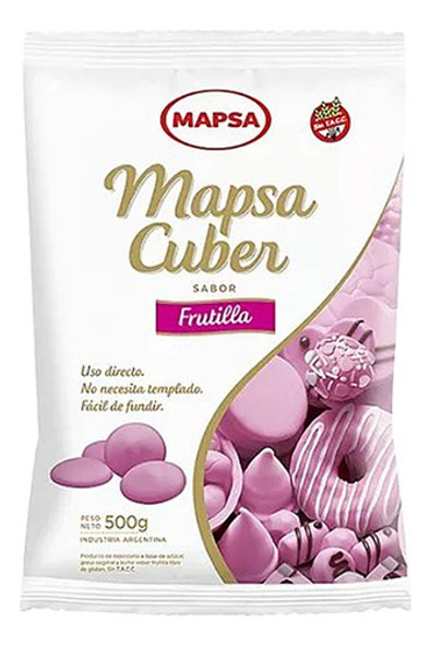 Chocolate Mapsacuber X 500 G Frutilla Cotillon Sergio Once 0 Chocolate Mapsacuber X 500 G Frutilla Cotillon Sergio Once 0
