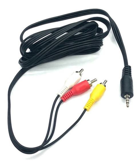 Cable Plug 3,5 4 Polos / 3 Rca 4 Metros Altovolumen 1
