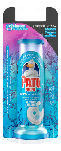 Pato Discos Adhesivos Para Inodoro Flores Lunares Repuesto 0
