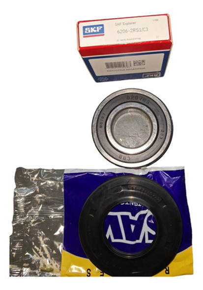 Kit De Rulemanes Y Reten De Lavarropas Mabe General Electric 1