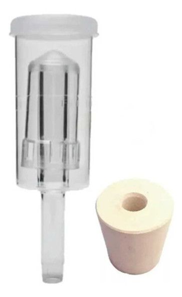 3 Airlocks C/tapon Mediano - Trampa De Aire  Punto Birra 0 3 Airlocks C/tapon Mediano - Trampa De Aire  Punto Birra 0