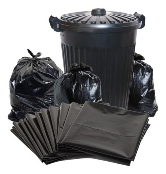 Bolsa Residuos Negras Consorcio Basura Pack  80x110 X400u 0