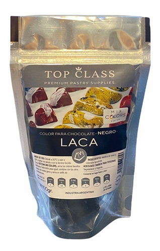 Laca Para Pintar Chocolate Color Negro 100 Gr - Top Class 0