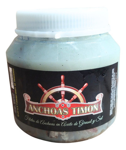 Filetes De Anchoas (60x3) En Aceite Timon X 1400 Grs. 0