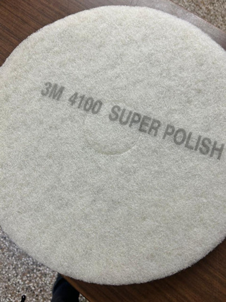 Paño Para Maquina Pulidora 3m Abrasivos, Blanco, Importado 1 Paño Para Maquina Pulidora 3m Abrasivos, Blanco, Importado 1