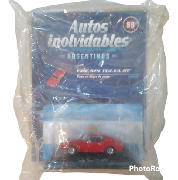 Revista + Auto Inolvidable N° 98 Crespi Tullia Gt (1974). 0