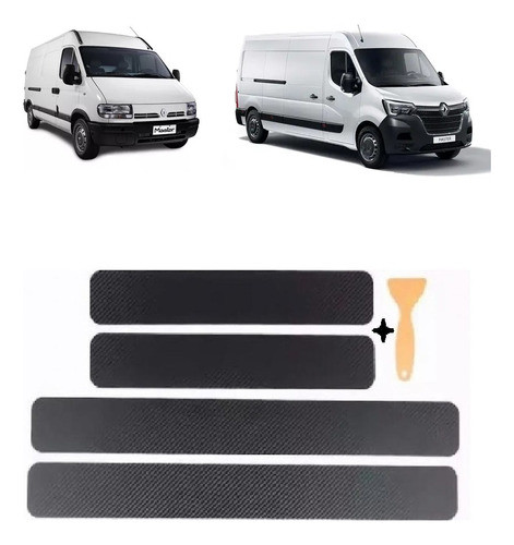 Accesorio Tuning Cubre Zócalos Carbono Ranault Master 2015 0