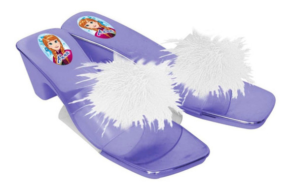 Zapatitos De Anna De Disney Frozen Con Pompones. 0