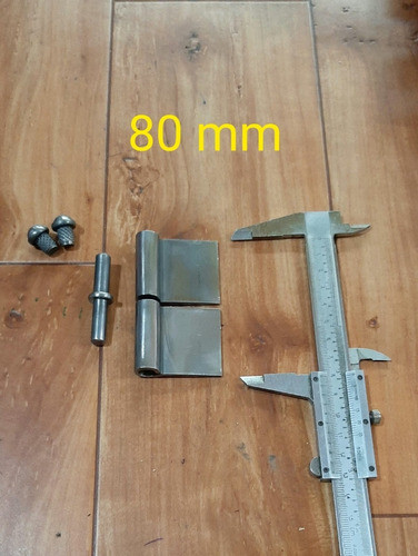 Bisagra Herrero Ficha Desmontable Ala Larga 80mm X 3 Unid. 1