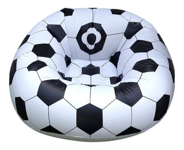 Puff Futbol Inflable Piscina Pileta Playa 70x115 Bz3 0