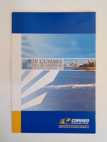 Volante Filatélico 1020. Iv Cumbre De Las Américas 0