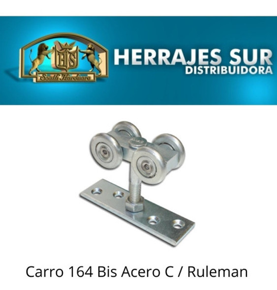 Carro 164 V Bis Acero 80 Kgs Corredizo Riel  Colgante X Unid 1