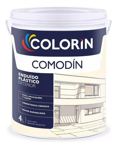 Enduido Exterior Colorin X 4 L Pintu Don Luis Mdp 0